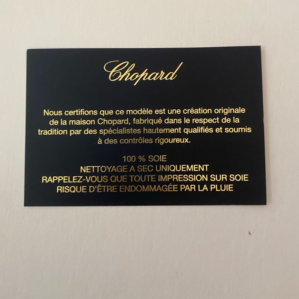 Chopard Printed Silk Scarf - Picture 12 of 12